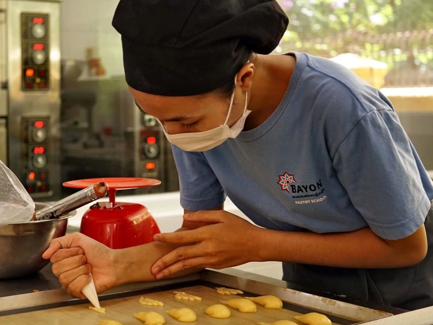 Bayon Pastry School — élève en formation pâtisserie