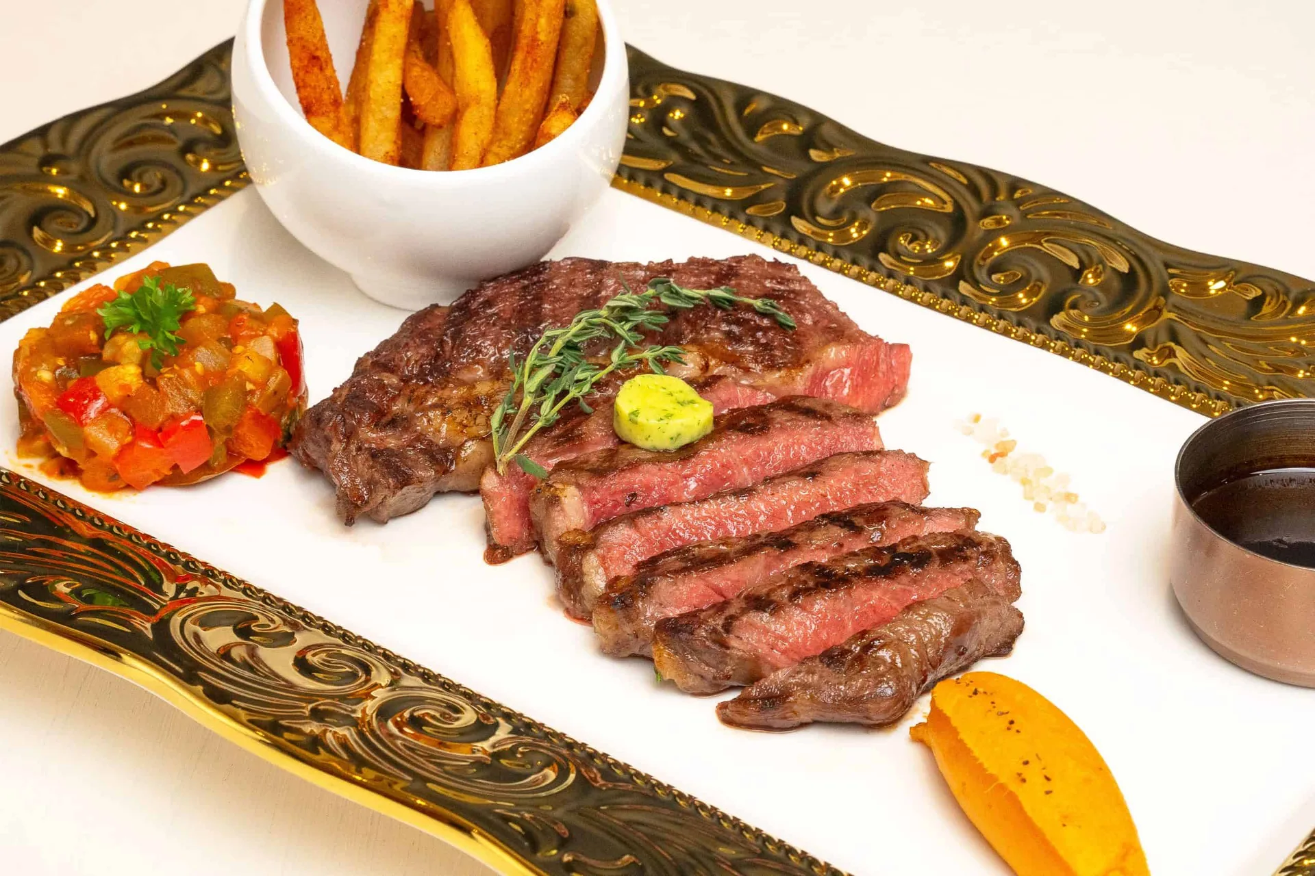 Côte de bœuf grillée d’Abacus, Siem Reap