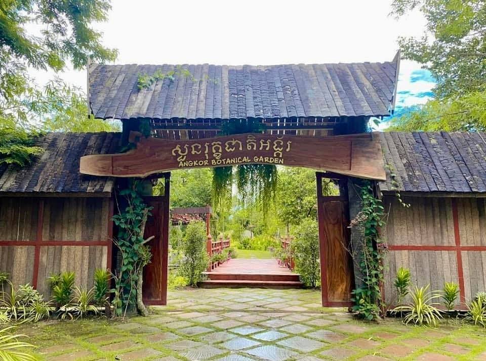 Angkor Botanical Garden — entrée principale