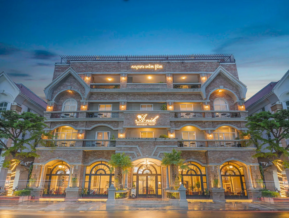 Façade de l’Anik Boutique Hotel, au Rainbow Bridge