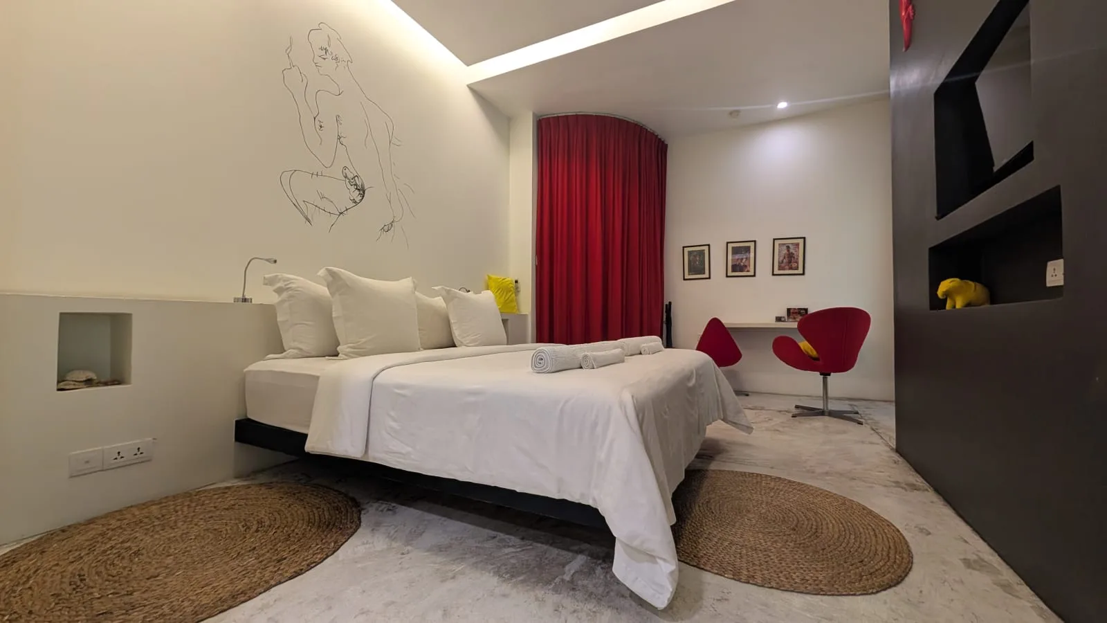 Une des cinq chambres