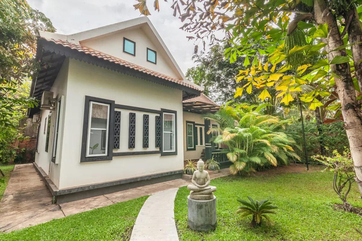Villa du Banana Resort dans le jardin