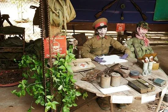 Cambodia Landmine Museum — collection d'explosifs
