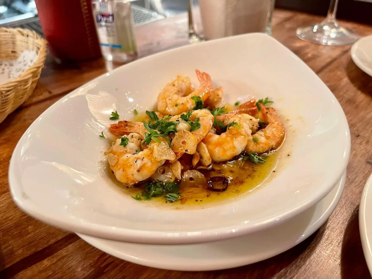 Gambas al ajillo chez Casa Diego, rue 308