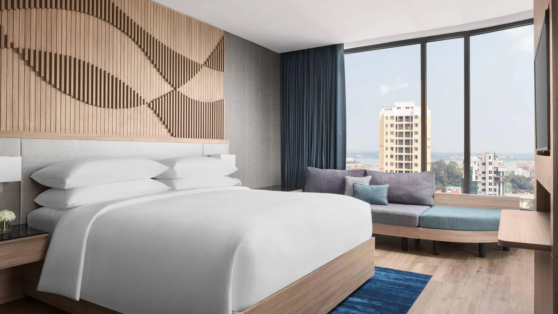 Une chambre king du Courtyard