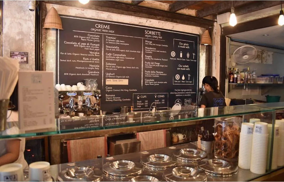 Gelato Lab — terrasse Alley West Siem Reap