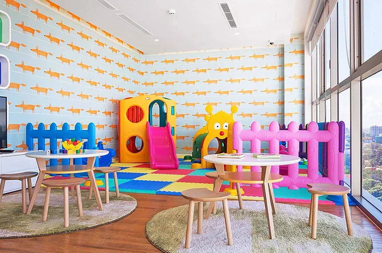 La salle de jeux pour enfants