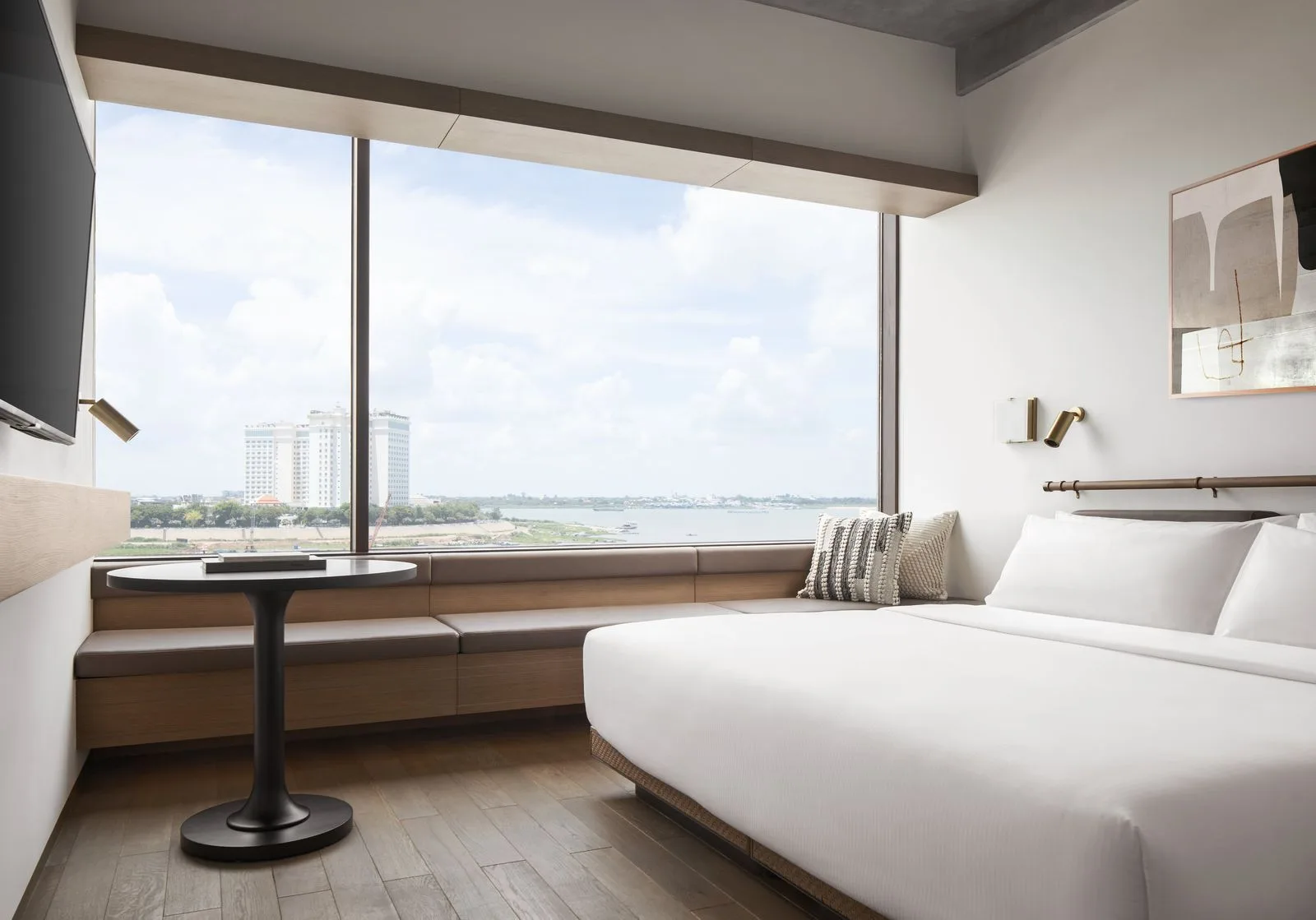 Une chambre deluxe avec vue sur le fleuve