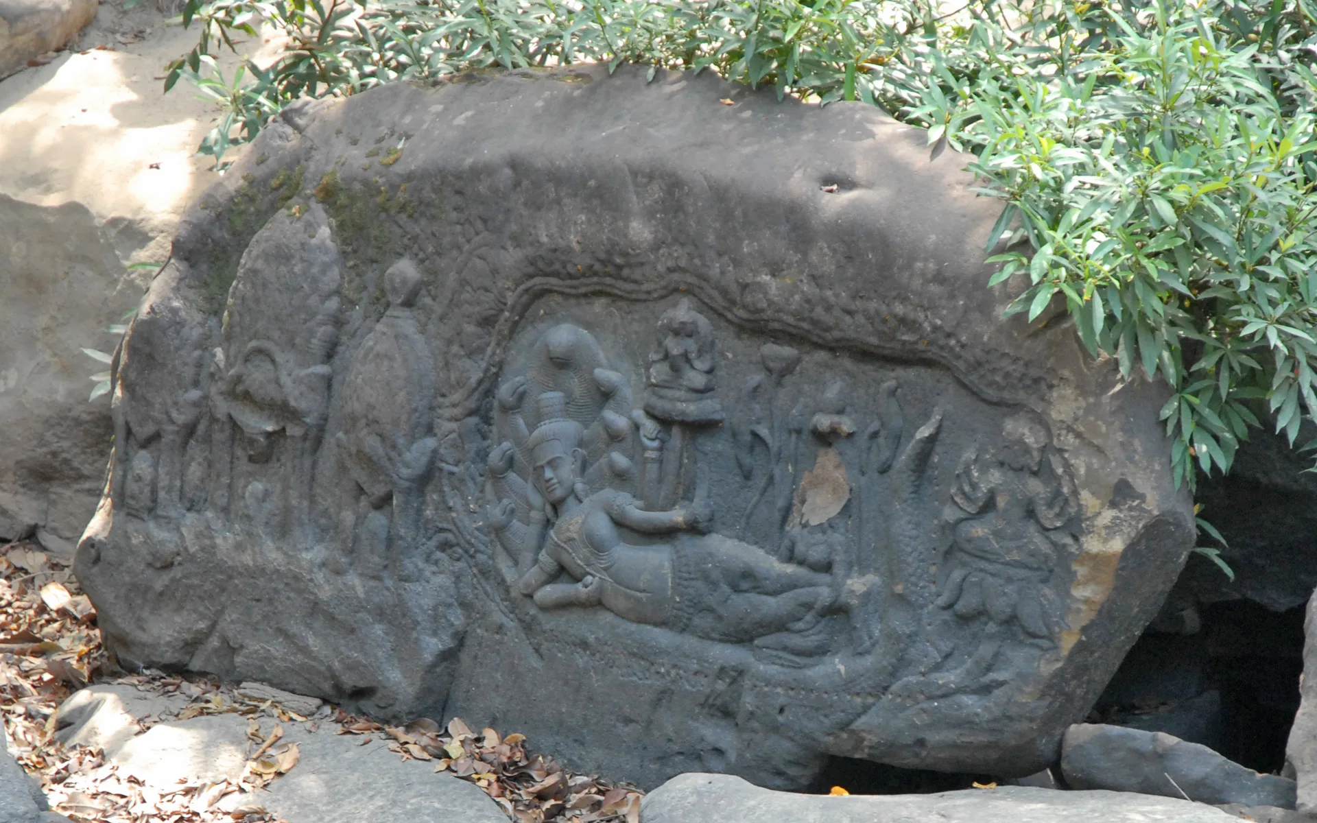 Kbal Spean — rivière aux mille lingas, Phnom Kulen