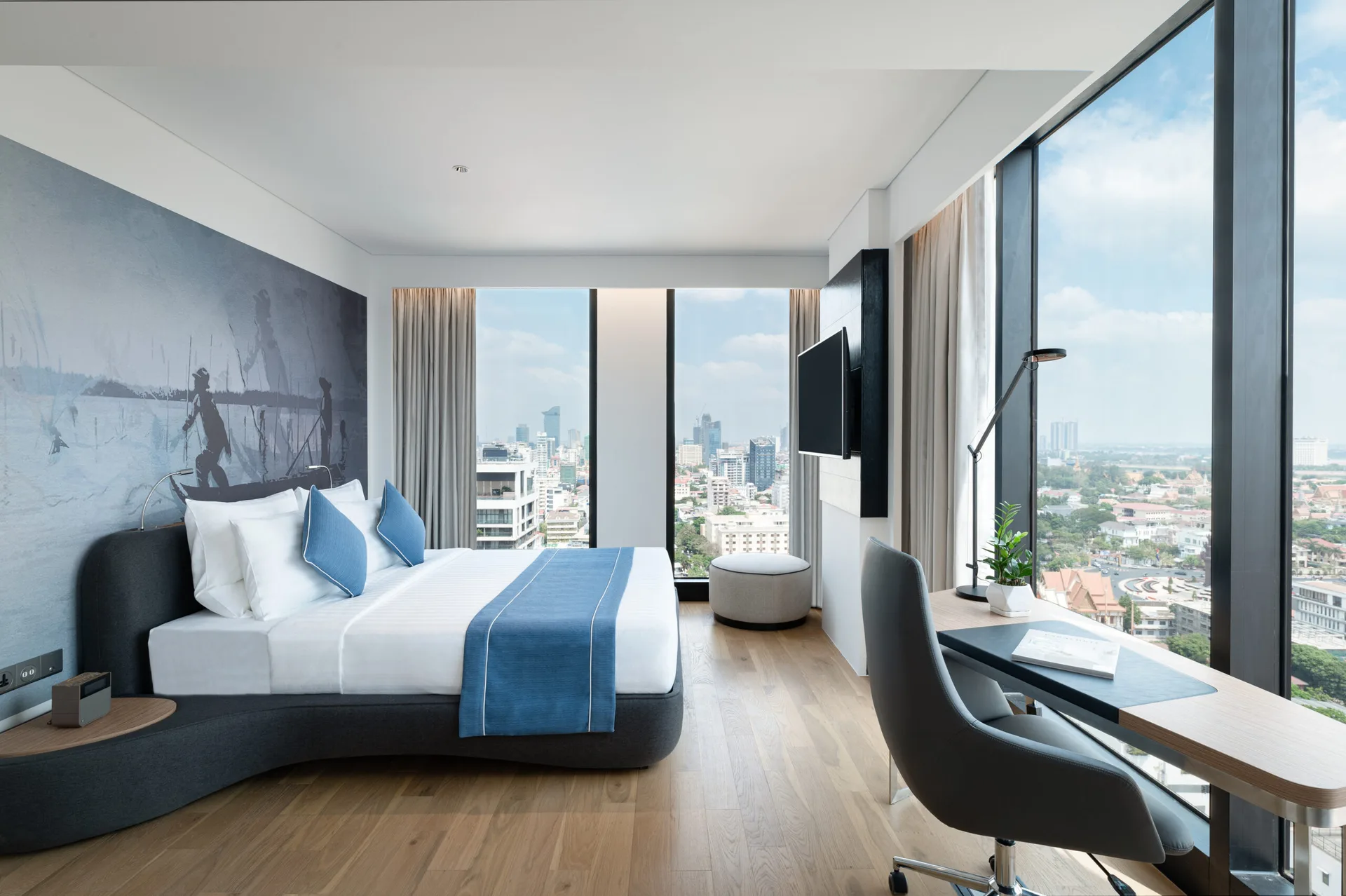 Une chambre d'angle