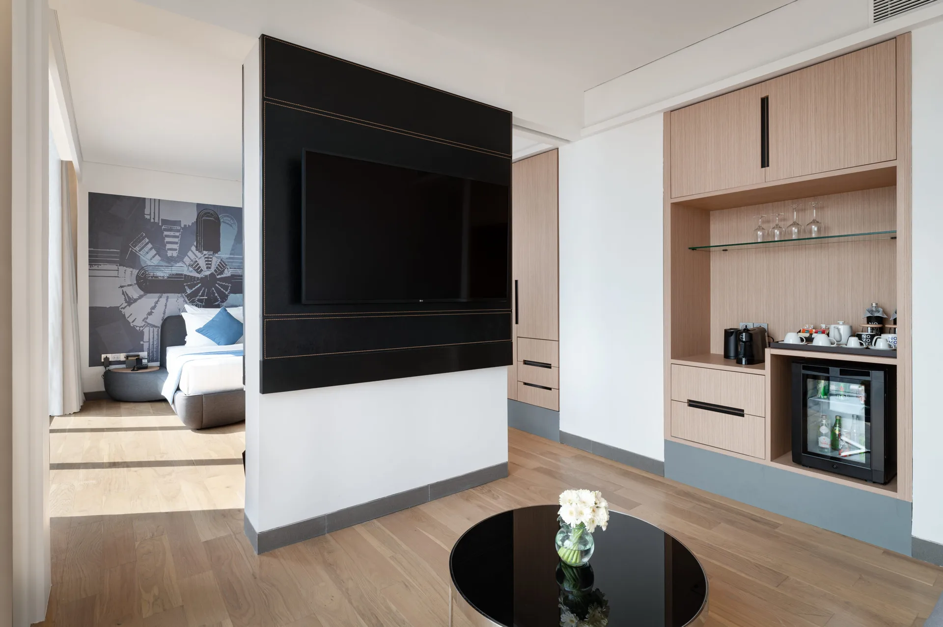 Le salon d'une suite