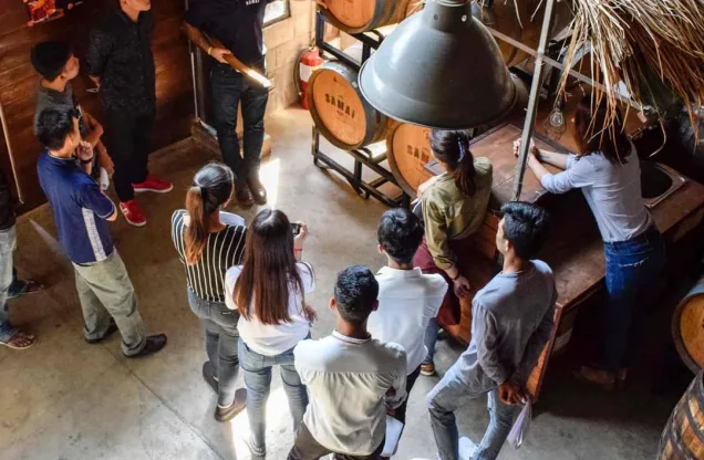 Samai Distillery — tour and barrels