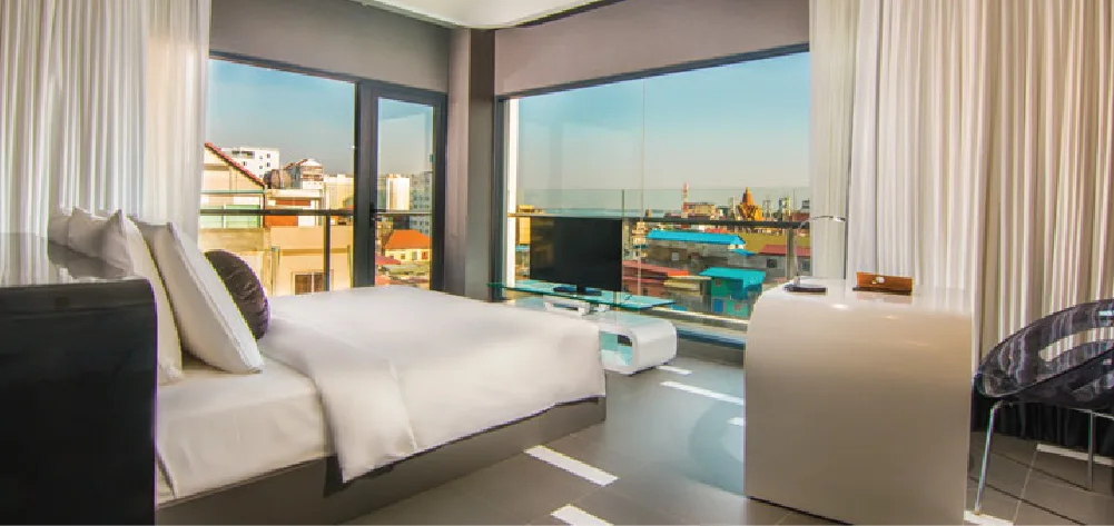 Une suite avec balcon