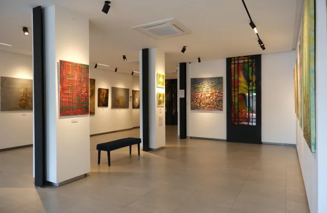 The Gallerist — exhibition room