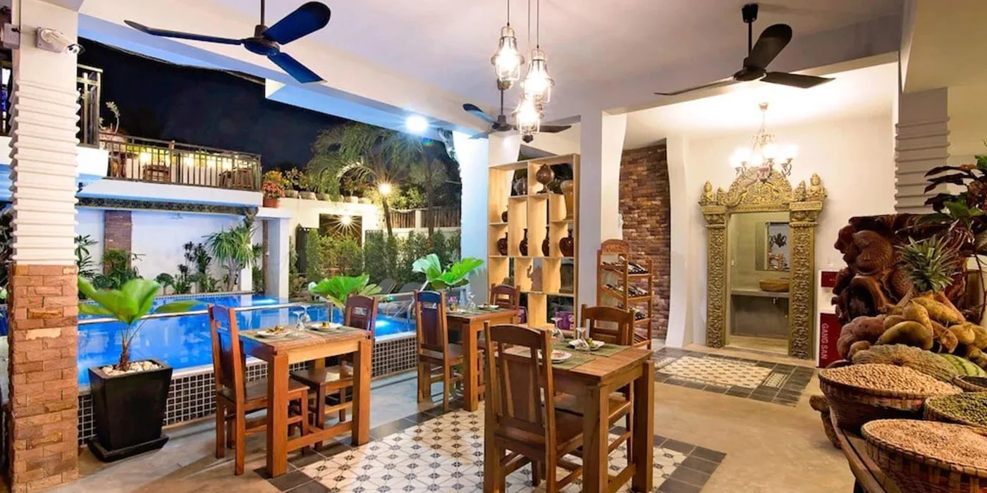 The Five Senses Boutique Hotel — ambiance boutique à Wat Damnak